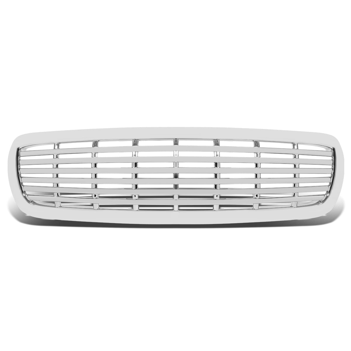 97-04 Dodge Dakota 98-03 Durango Front Grille - Horizontal Fence Mesh - Chrome