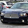 11-14 Dodge Charger Front Grille - Badgeless Diamond Mesh - Chrome