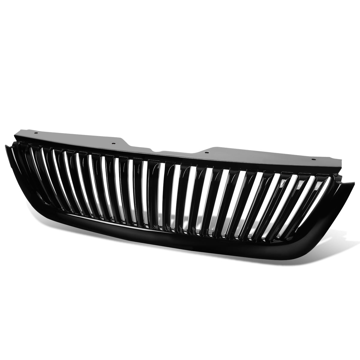 02-05 Ford Explorer U152 Front Grille - Badgeless Vertical Fence Style - Black