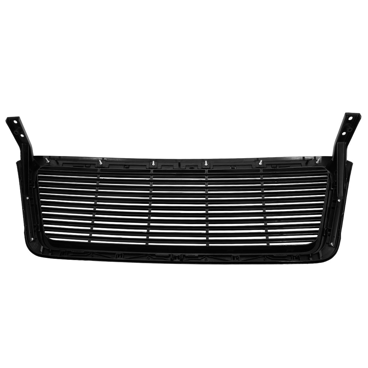 04-08 Ford F150 Lincoln Mark LT Front Grille - Horizontal Fence Mesh - Black