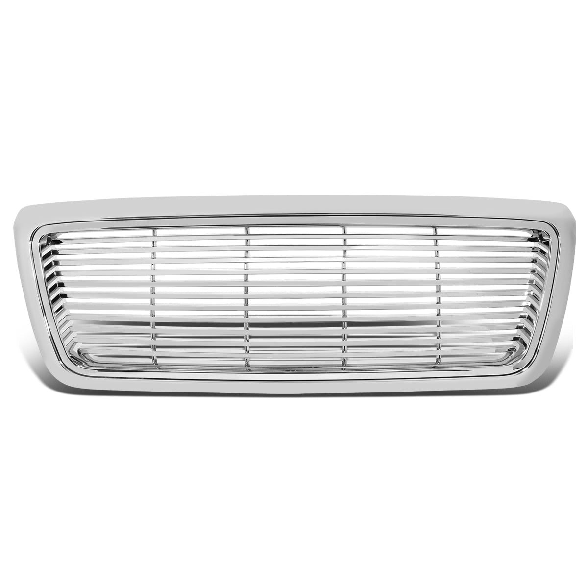 04-08 Ford F150 Lincoln Mark LT Front Grille - Horizontal Fence Mesh - Chrome