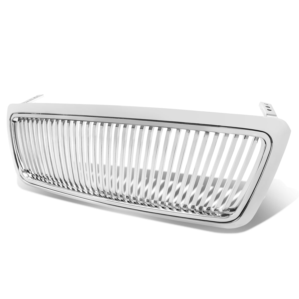 04-08 Ford F150 Lincoln Mark LT Front Grille - Vertical Fence Mesh - Chrome