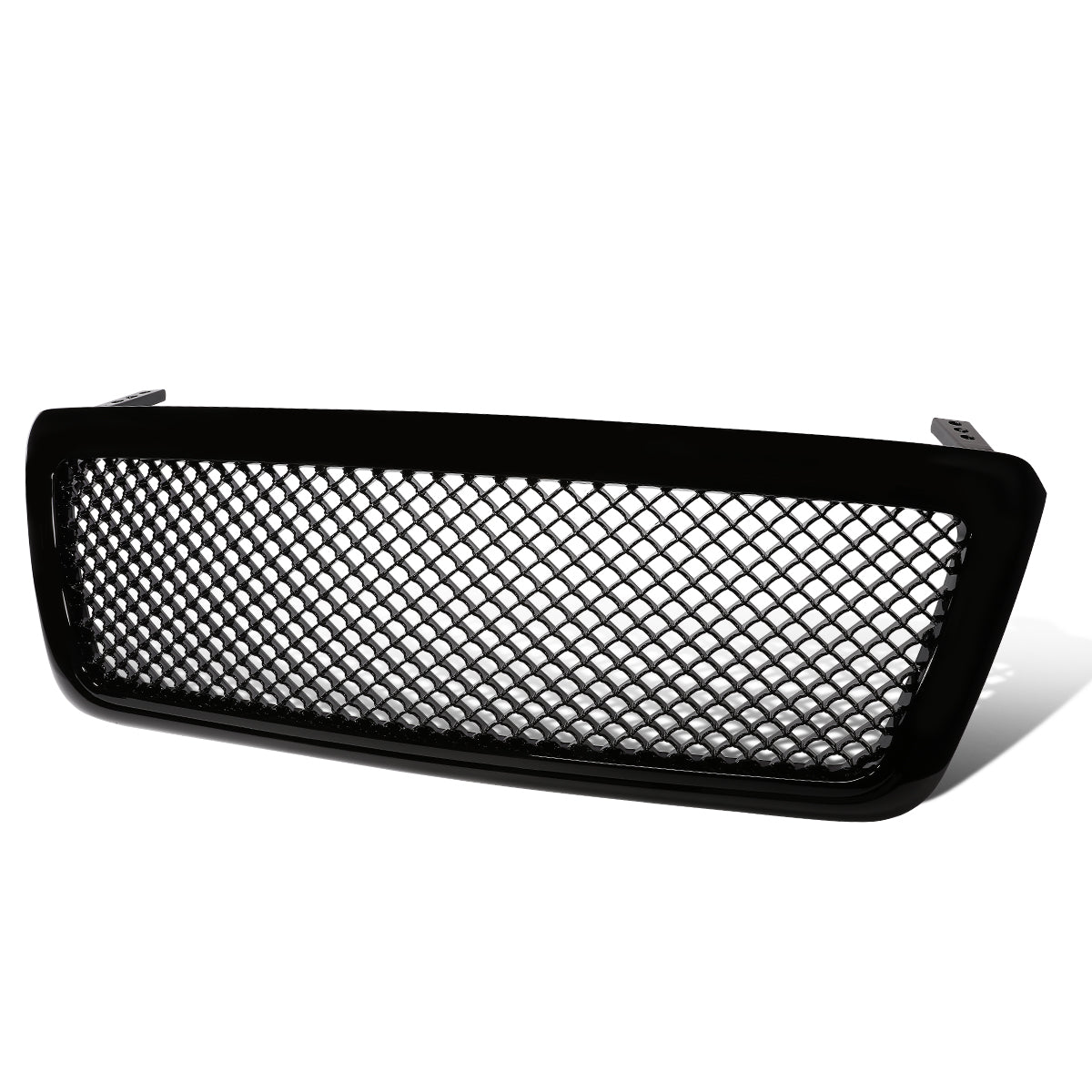 04-08 Ford F150 Lincoln Mark LT Front Grille - Badgeless Diamond Mesh - Black