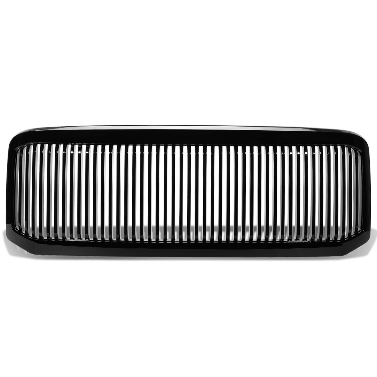 05-07 Ford F250 F350 F450 F550 Super Duty Front Grille - Vertical Fence Style - Black