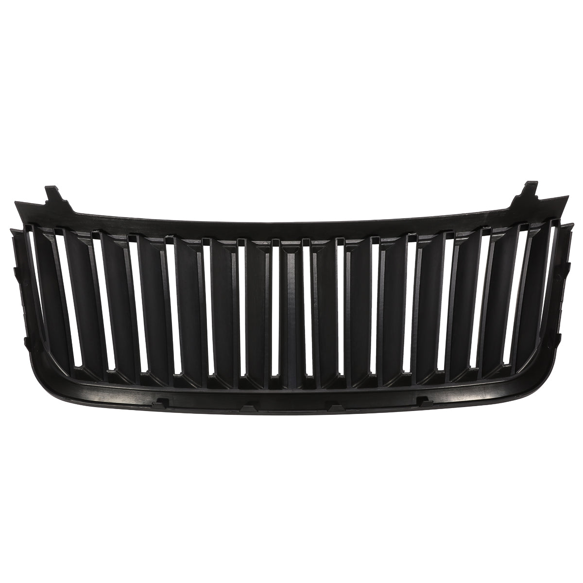 03-06 Ford Expedition Front Grille - Badgeless Vertical Fence Style - Black