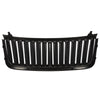 03-06 Ford Expedition Front Grille - Badgeless Vertical Fence Style - Black