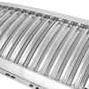 07-09 Ford Expedition U324 T1 Front Grille - Badgeless Vertical Fence Style - Chrome