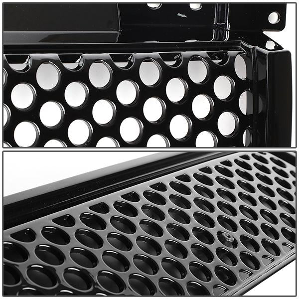 07-12 GMC Yukon 1500 2500 Front Upper+Lower Bumper Grille - Honeycomb Mesh - Black