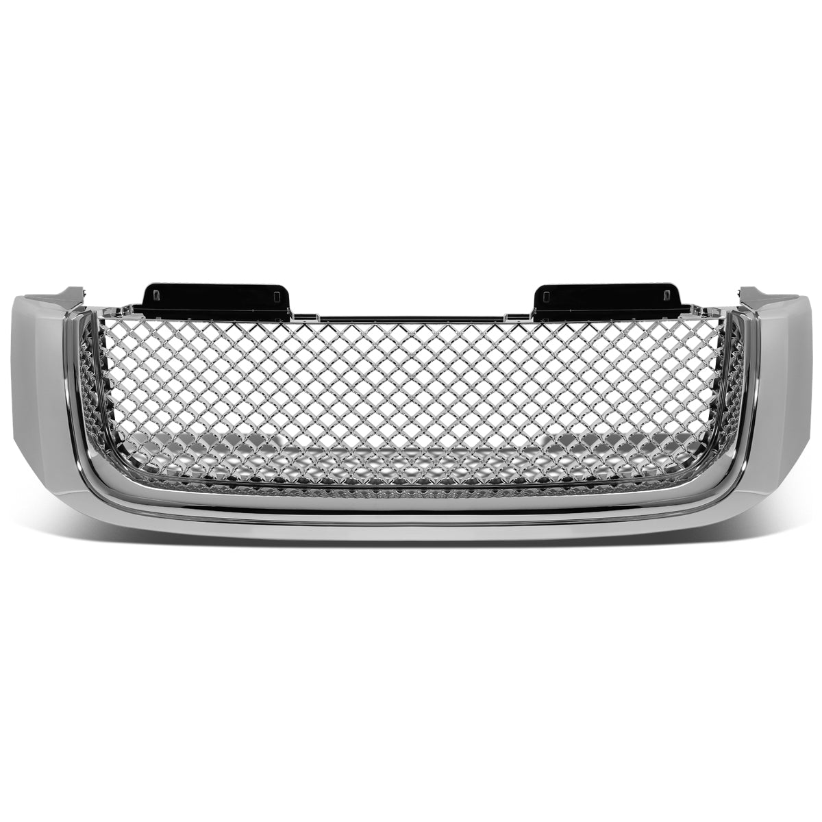 02-09 GMC Envoy XL XUV Front Grille - Badgeless Diamond Mesh - Chrome