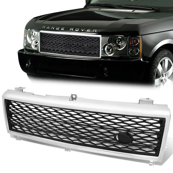 03-05 Land Rover Range Rover HSE Front Grille Frame - Chrome/Black