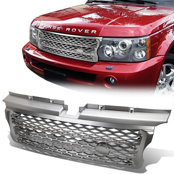 06-09 Land Rover Range Rover Sport L320 Front Grille Frame - Silver