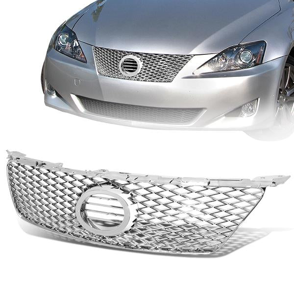 06-08 Lexus Altezza IS250 XE20 V6 2.5L Front Grille - Diamond Mesh - Chrome