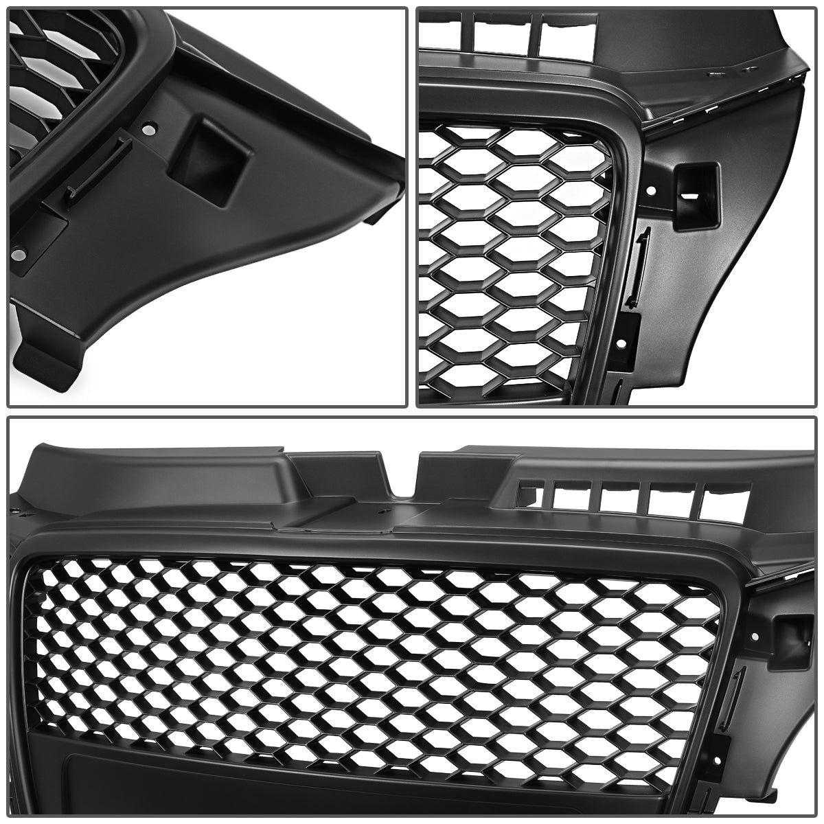 08-11 Audi A3 Typ-8P7 Front Grille - Honeycomb Mesh - Black