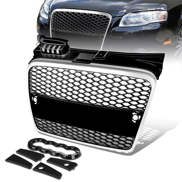 05-08 Audi A4 Quattro B7 Typ 8E 8H Front Grille - Honeycomb Mesh