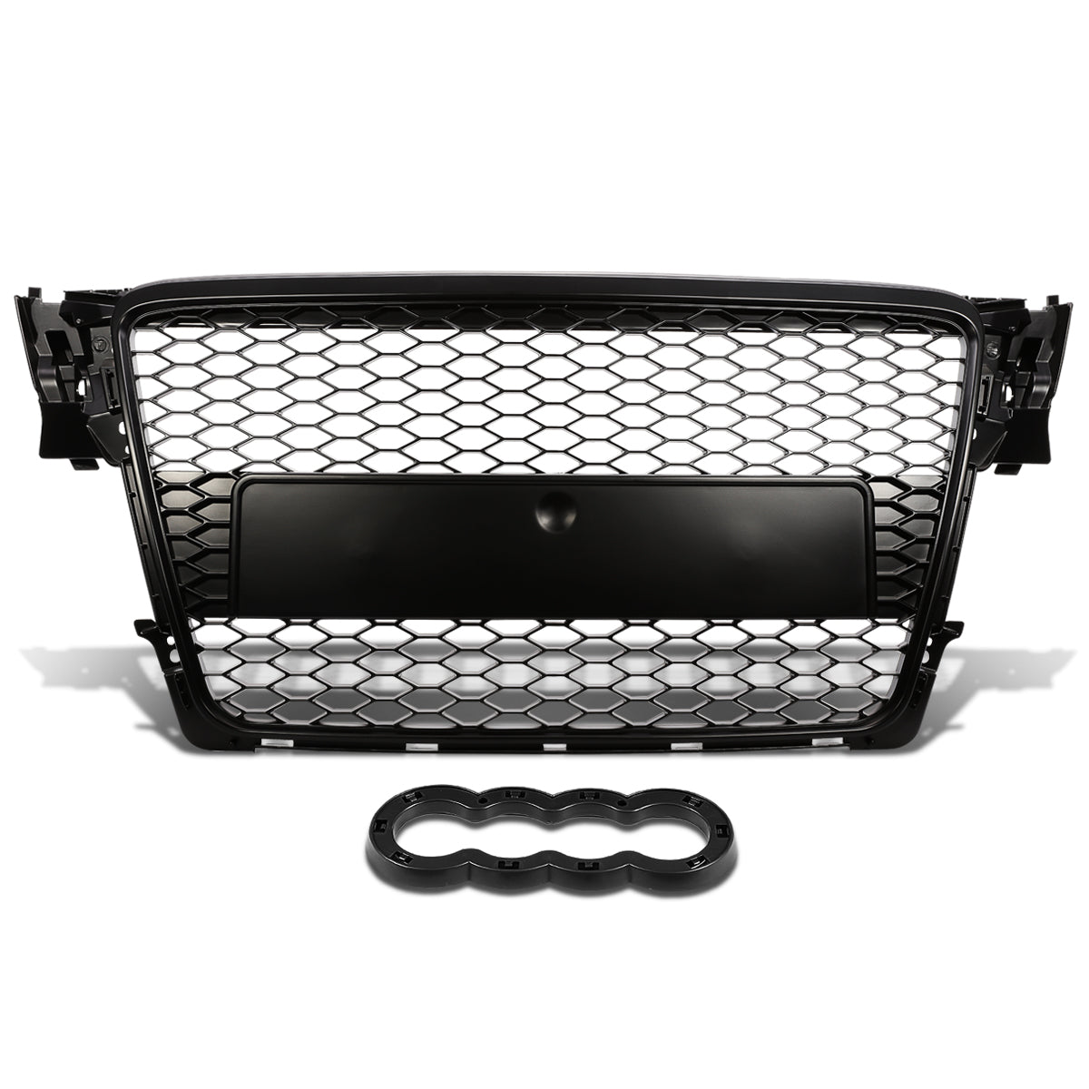 08-11 Audi A4 Quattro Pre-Facelift Front Grille - Honeycomb Mesh - Black