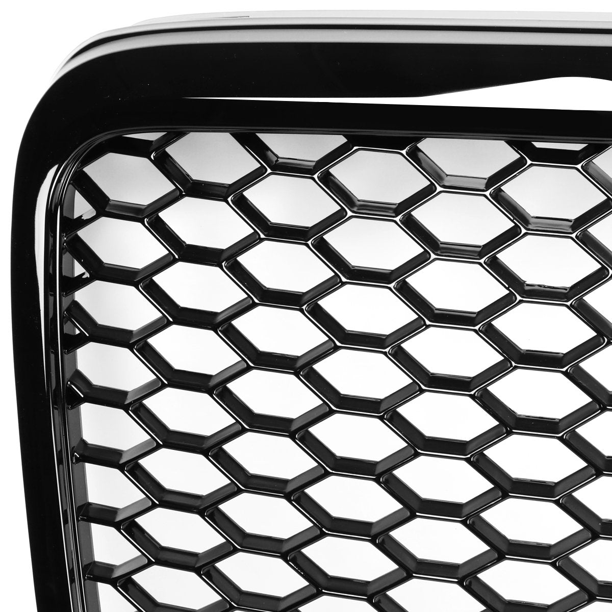 08-11 Audi A6 Quattro RS Style Front Grille - Honeycomb Mesh - Black