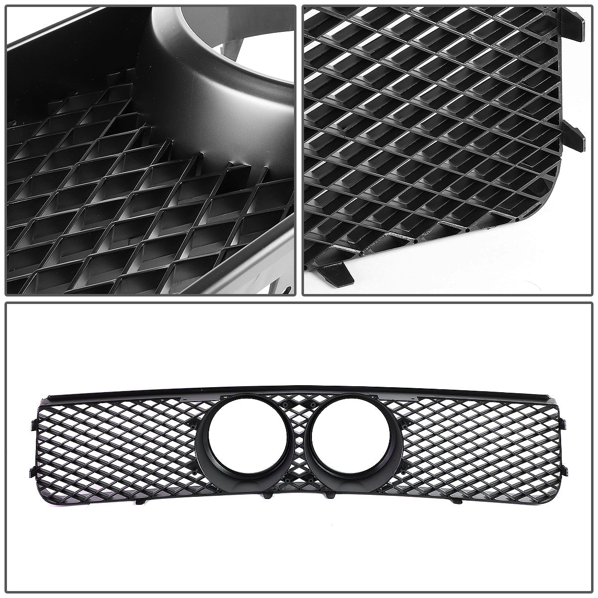 05-09 Ford Mustang GT 4.6L V8 Front Grille - Diamond Mesh - Black