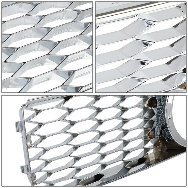 05-09 Ford Mustang GT Front Grille - Honeycomb Mesh - Chrome