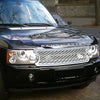 06-09 Land Rover Range Rover Front Grille - Honeycomb Mesh - Chrome/Silver