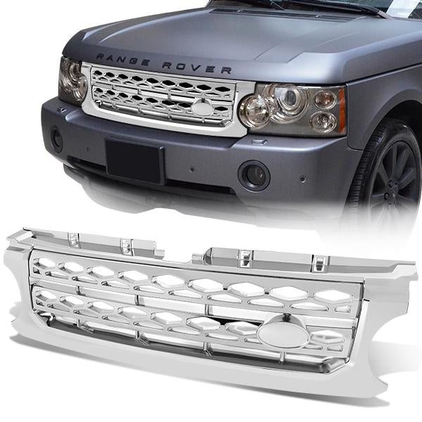 10-16 Land Rover LR4 Front Grille - Honeycomb Mesh - Chrome