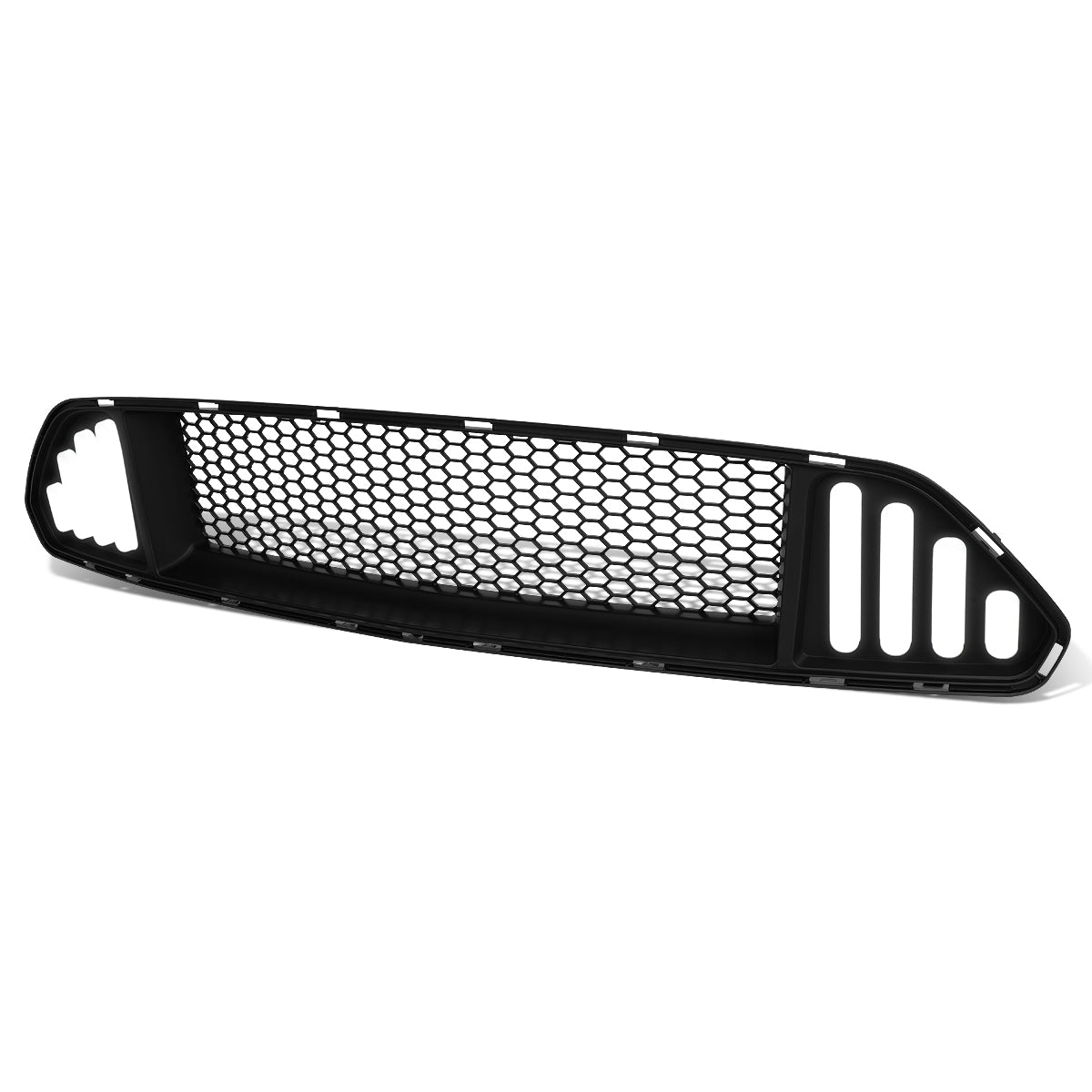 15-17 Ford Mustang LED DRL Front Grille - Badgeless Honeycomb Mesh - Black