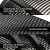 15-17 Ford Mustang LED DRL Front Grille - Badgeless Honeycomb Mesh - Black