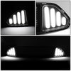 15-17 Ford Mustang LED DRL Front Grille - Badgeless Honeycomb Mesh - Black