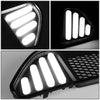 15-17 Ford Mustang LED DRL Front Grille - Badgeless Honeycomb Mesh - Black