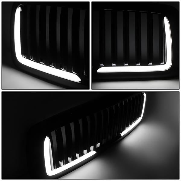 02-05 Dodge Ram 1500 2500 3500 LED DRL Front Grille - Vertical Fence Style