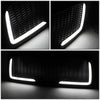 02-05 Dodge Ram 1500 2500 3500 LED DRL Front Grille - Honeycomb Mesh - Matte Black