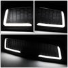 09-12 Ram 1500 LED DRL Front Grille - Badgeless Honeycomb Mesh - Gloss Black