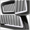 09-12 Ram 1500 LED DRL Front Grille - Badgeless Honeycomb Mesh - Gloss Black