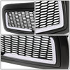 09-12 Ram 1500 LED DRL Front Grille - Badgeless Honeycomb Mesh - Matte Black