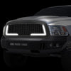 09-12 Ram 1500 LED DRL Front Grille - Badgeless Honeycomb Mesh - Matte Black