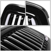 09-12 Ram 1500 LED DRL Front Grille - Badgeless Vertical Fence Style - Gloss Black