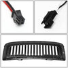 09-12 Ram 1500 LED DRL Front Grille - Badgeless Vertical Fence Style - Gloss Black