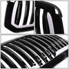 13-19 Ram Truck 1500 & Classic LED DRL Front Grille - Badgeless Vertical - Gloss Black