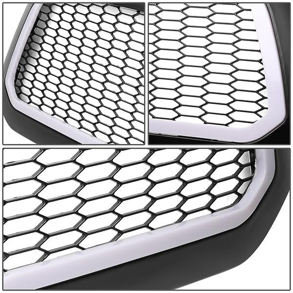 13-19 Ram Truck 1500 & Classic LED DRL Front Grille - Honeycomb Mesh - Matte Black