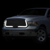 13-19 Ram Truck 1500 & Classic LED DRL Front Grille - Honeycomb Mesh - Matte Black