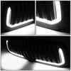 13-19 Ram Truck 1500 & Classic LED DRL Front Grille - Badgeless Vertical - Matte Black