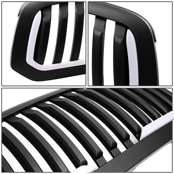 13-19 Ram Truck 1500 & Classic LED DRL Front Grille - Badgeless Vertical - Matte Black