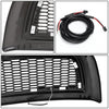 10-18 Ram 2500 3500 LED DRL Front Grille - Badgeless Honeycomb Mesh - Matte Black