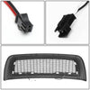 10-18 Ram 2500 3500 LED DRL Front Grille - Badgeless Honeycomb Mesh - Matte Black