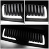 10-18 Ram 2500 3500 LED DRL Front Grille - Badgeless Vertical Fence Style - Matte Black