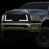 10-18 Ram 2500 3500 LED DRL Front Grille - Badgeless Vertical Fence Style - Matte Black