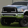 10-18 Ram 2500 3500 LED DRL Front Grille - Badgeless Vertical Fence Style - Matte Black