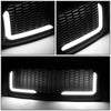 09-14 Ford F150 LED DRL Front Grille - Badgeless Honeycomb Mesh - Gloss Black