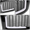 09-14 Ford F150 LED DRL Front Grille - Badgeless Honeycomb Mesh - Gloss Black