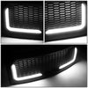 09-14 Ford F150 LED DRL Front Grille - Badgeless Honeycomb Mesh - Matte Black