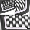 09-14 Ford F150 LED DRL Front Grille - Badgeless Honeycomb Mesh - Matte Black